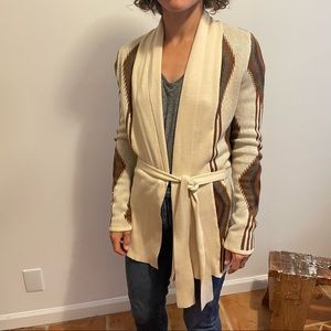 Funky Vintage Wrap Sweater